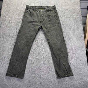 Levis 501XX Jeans Herren 36x30 Grün Medium Wash Straight Fit Denim Workwear - Bild 1 von 10