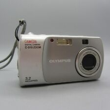 Olympus Digital Camera Camedia C-310 Zoom 3.2MP Silver Tested