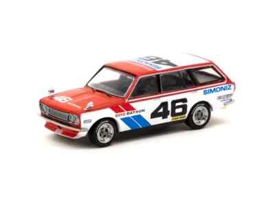 Tarmac Works Datsun Bluebird 510 Wagon BRE Datsun - EMS Special Edition Die C... - Immagine 1 di 3