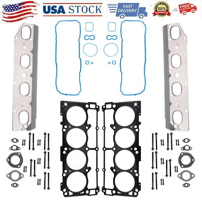 Juego de juntas de cabezal de motor HEMI para Chrysler 300 2009-2020 5,7 L V8 OHV VIN T 2 Foto 1 de 4
