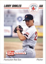 1992 Pawtucket Red Sox SkyBox #366 Larry Shikles