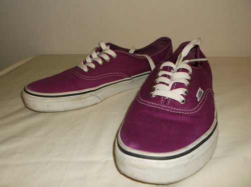 Scarpe da skate sneakers donna Vans epoca viola in tela taglia 9 5 M