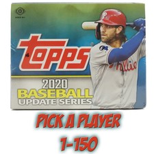 2020 Topps Baseball UPDATE SERIES Base Cards Rookies CARD *PICK A PLAYER* #1-150