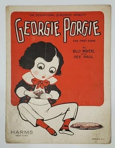 1924 GEORGIE PORGIE spartiti - di Billy Mayerl e GEE Paul - Fox Trot SM11 - Foto 1 di 5