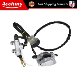 For Quad Dirt Bike ATV  250cc Hydraulic Rear Disc Brake Caliper System /Pads - Imagen 1 de 9