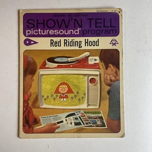 Show 'N Tell Picturesound Program-General Electric-Red Riding Hood ST 120 - Imagen 1 de 5