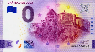 25 LA CLUSE-ET-MIJOUX Château de Joux 3, 2024, Billet Euro Souvenir - Imagen 1 de 2
