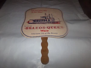 Vintage Brazo's Queen Steamboat Waco Fan Cap John Louck Facts on boat Buffett - Picture 1 of 7