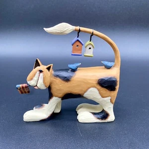 Williraye Studio “Patriotic Pal” Calico Gato Arte Popular Bandera Americana de Estados Unidos WW7697 - Imagen 1 de 9