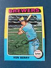 1975 Baseball Card Topps #432 KEN BERRY MILWAUKEE BREWERS EX/MT