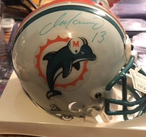 Marino, Griese, Shula Autogramm Dolphins Chrome Mini Helm **#ED 263/2000** - Bild 1 von 12