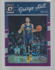 2016-17 DONRUSS OPTIC PURPLE #51  GEORGE HILL  JAZZ  