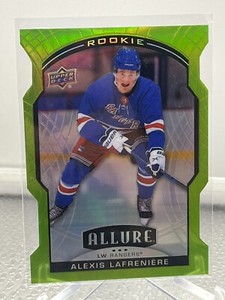 2020-21 Upper Deck Allure Green Quartz /99 Alexis Lafreniere #100 Rookie RC