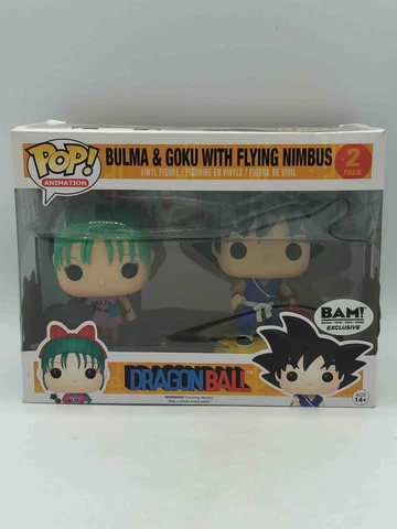 Funko POP! Animation Anime Dragon Ball Bulma & Goku with Flying Nimbus Vinyl Fig Cover