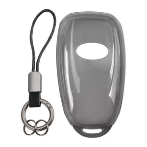 Transparent Black TPU Smart Key Cover Fob Fit For Subaru Forester Impreza Legacy - Bild 1 von 10