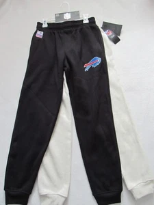Nuevo con etiquetas Buffalo Bills 2 pares de pantalones deportivos para niños talla 14 16 pantalones para correr juveniles NFL nuevos - Imagen 1 de 4