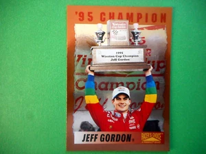 Jeff Gordon 1996 Pinnacle Racers Choice '95 CHAMP BRONZE BORDER RARE WC Card #52 - Picture 1 of 3
