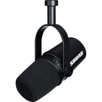 Shure MV7 Podcast Microphone (Black) - Image 1 of 4