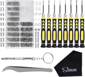 Eyeglass Repair Kit 8 in 1 Magnetic Screwdriver for Eye Glass Sunglass and Watch - Picture 1 of 7