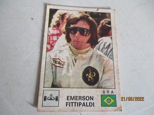 EMERSON FITTIPALDI SPORT figure n 153 sandwiches 1974 never glued!!