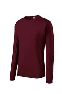 YOUTH MOISTURE WICKING DRY FIT SPORT-TEK Long Sleeve T-SHIRT NEW XS-XL YST350LS - Picture 1 of 18