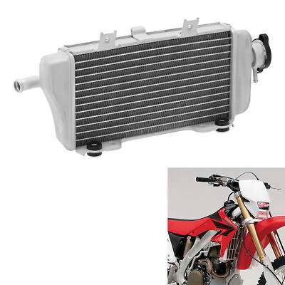 Right Radiator Cooler Cooling Fit For Honda CRF450X 2005-2017 2015 2016 Silver - Image 1 of 4