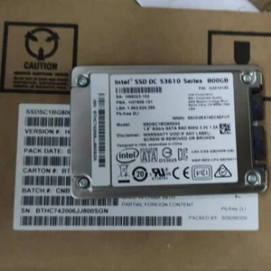 Intel 800GB SSD SSDSC1BG800G4R Series 3.3V Drive 800G 1.8"S3610 SATA State Solid - Picture 1 of 3