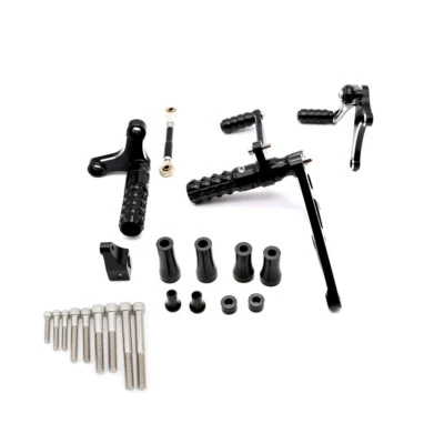 Kit completo de controles traseros clavijas palancas acoplamientos para Harley Sportster Forty Eight Foto 1 de 4