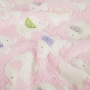Baby Kuscheldecke Blanket Buggy Fleece Decke Tagesdecke Mädchen Rosa Elefanten - Bild 1 von 2