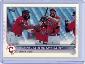 2022 Topps Series 2 Cleveland Guardians Rainbow Foil 