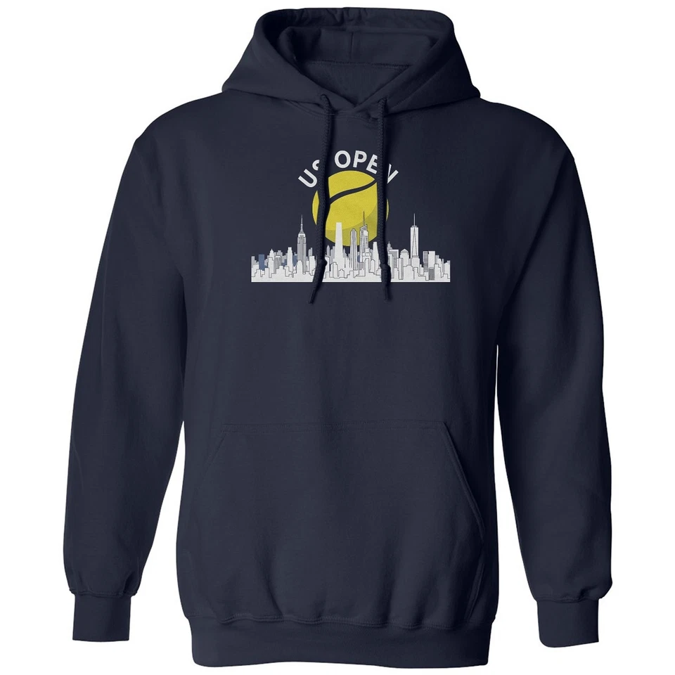Nueva York US Cityscape Ball - Sudadera con Capucha Unisex Homenaje a los Fans del Tenis Foto 1 de 1