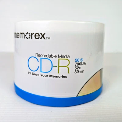 Memorex 700MB 80 Minute 52x Data CD-R Media 50-Pk Spindle - Image 1 of 4