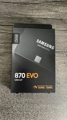 Samsung 870 EVO Series 250GB SATA III Internal 2.5" SSD MZ-77E250 New Sealed - Image 1 of 4