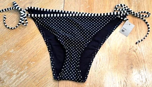 MOSSIMO MUJER CADENA DESCARADA BIKINI PARTE INFERIOR LUNARES ¡NUEVO! SM, MED. O XL ¡NUEVO! - Imagen 1 de 2