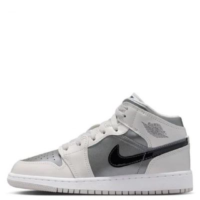 Jordan 1 Mid SE Photon Dust/Blue Chill para niños grandes (HV4400 014) Foto 1 de 4
