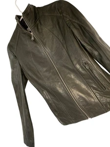 Andrew Marc New York Damen Lammfell Butter Lederjacke Small RHH10560 - Bild 1 von 11