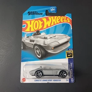 Hot Wheels Fast & Furious HW Screen Time 8/10 Corvette Grand Sport Roadster 154 - Picture 1 of 8