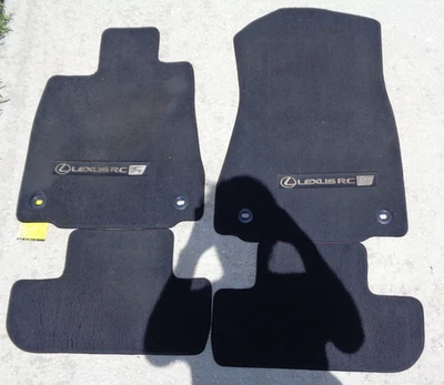 15 16 17 18 Lexus RC-F Front Rear Left Right Floor Carpet Cover Mat Set OEM Foto 1 de 4