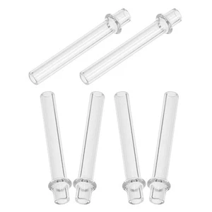 6 Piezas Soporte de Mecha Soportes de Vidrio Tubo Transparente Tubo Lámpara Tubos de Queroseno - Imagen 1 de 12