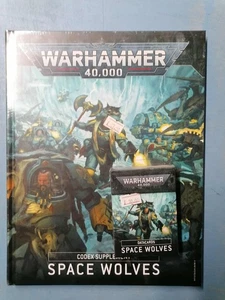 Fuera de existencia Warhammer 40K Codex Space Wolves & Datacards nuevo retráctil 9ª edición 2020 - Imagen 1 de 3