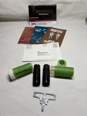 Pre-owned Browning Invector Plus 12 Gauge Choke Tubes Plus Wrench - Image 1 of 4