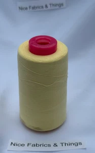 50 Spools - Light Yellow A020 Multi Purpose Sewing Thread - Picture 1 of 3