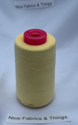 50 Spools - Light Yellow A020 Multi Purpose Sewing Thread - Image 1 of 3