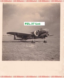 polnisches Flugzeug Bomber PZL.37 Łoś Flugplatz  Warschau  IR 41 Polen 1939 #15 - Bild 1 von 1