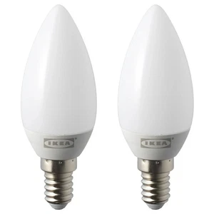 BRAND NEW + ikea ryet LED 200lm E14 2.2w 2700k Soft Warm White + Pack 2 Bulbs - Picture 1 of 1