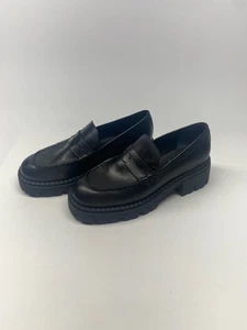 Free People Lyra schwarze Damen-Plateauhalbschuhe mit Stollensohle Größe 9,5 - Bild 1 von 10