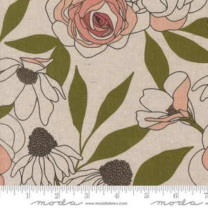 BOTANY Mochi Linen Washed Linen Moda Quilt Fabric by the 1/2 yd #11550-11L - Picture 1 of 1