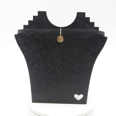  Kate Spade Black leather and Gold J initial necklace - Image 1 of 4