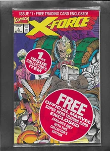 X- Force #1 Factory Sealed With Cable Trading Card (1991 Series) - Picture 1 of 4