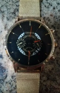 Fashion Mens Stainless Steel Quartz FANCY BAND! Calendar Business Casual Watches - Picture 1 of 3